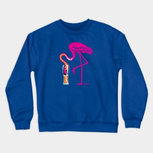 Flamingo-ing-going-gone! Crewneck Sweatshirt